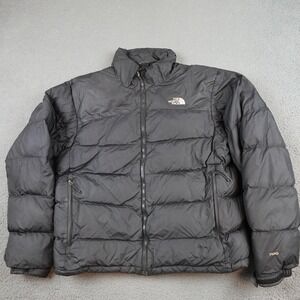 The North Face Jacket Mens Medium Black 700 Down Puffer Full Zip Outdoor